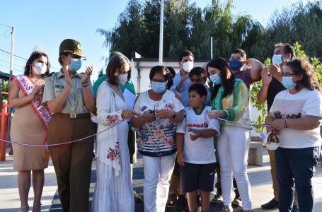 Se inauguró sede social y plaza para los vecinos de la Villa Santa Marta de Talca