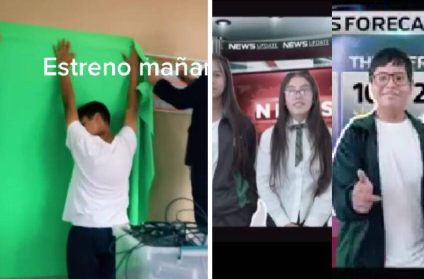  Estudiantes de Curicó sorprenden con increíble producido noticiero en su sala de clase