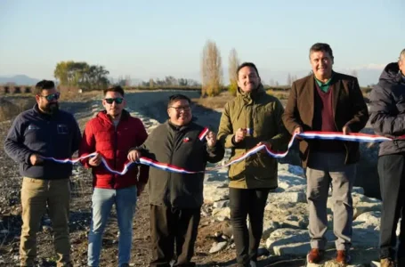 Inauguran obras de conservación de ribera y defensas fluviales en sector Los Alisos de Teno